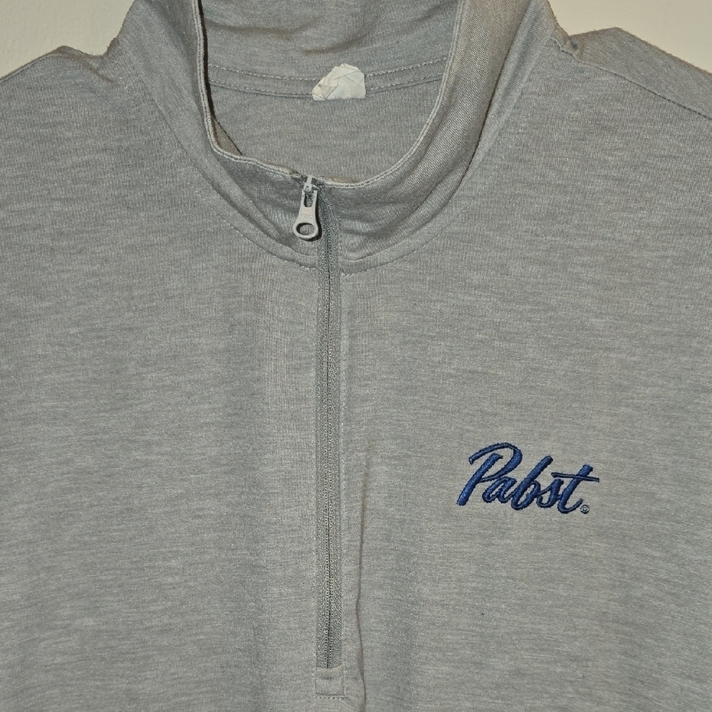 Sport-Tek Gray Long Sleeve Shirt With PABST Embroidery LOT-N - Picture 5 of 5